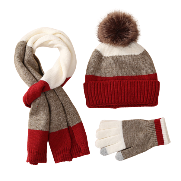 Scarf Set Red